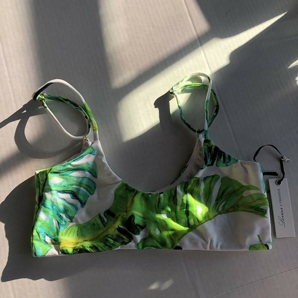 Lovers + Friends Chicago Top in Jungle Palms S NWT - Picture 5 of 7